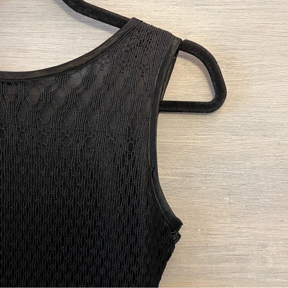 Vintage Breakin Loose Sleeveless Black Lace Full Length Formal Dress Size 5/6 GC - Picture 2 of 8